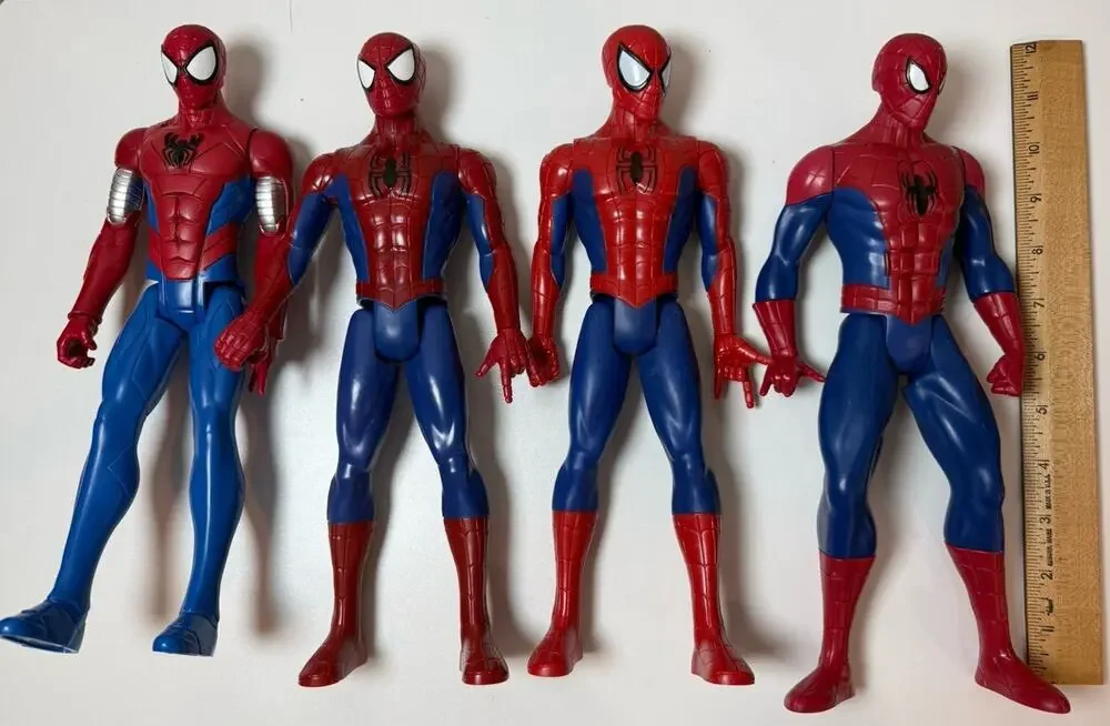 Marvel Spider-Man Titan Hero 12” Action Figure Lot of 4 Hasbro Variations